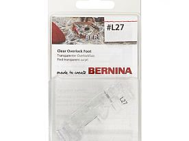 Лапка для оверлоков Bernina 104 042 70 00 L850, L860 № L27 стандартная прозрачная 