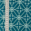 Ткань хлопок пэчворк бирюзовый, батик, ALFA (арт. 229615)