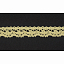 Кружево вязаное хлопковое Alfa AF-093-010 16 мм желый