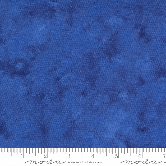 Ткань хлопок пэчворк синий, муар, Moda (арт. 33616 20)