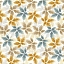 Ткань хлопок для пэчворка разноцветные, природа осень флора, Blank Quilting (арт. 4074-42 Multi)
