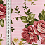 Ткань хлопок пэчворк зеленый розовый малиновый, цветы, ALFA (арт. 212994)
