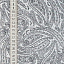 Ткань хлопок пэчворк белый черный, пейсли, ALFA (арт. AL-6087)
