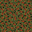 Ткань хлопок пэчворк черный зеленый красный, новый год флора, Benartex (арт. )