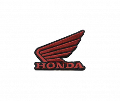 Нашивка термоклеевая Нашивка.РФ «Honda» черная, маленькая