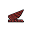 Нашивка термоклеевая Нашивка.РФ «Honda» черная, маленькая