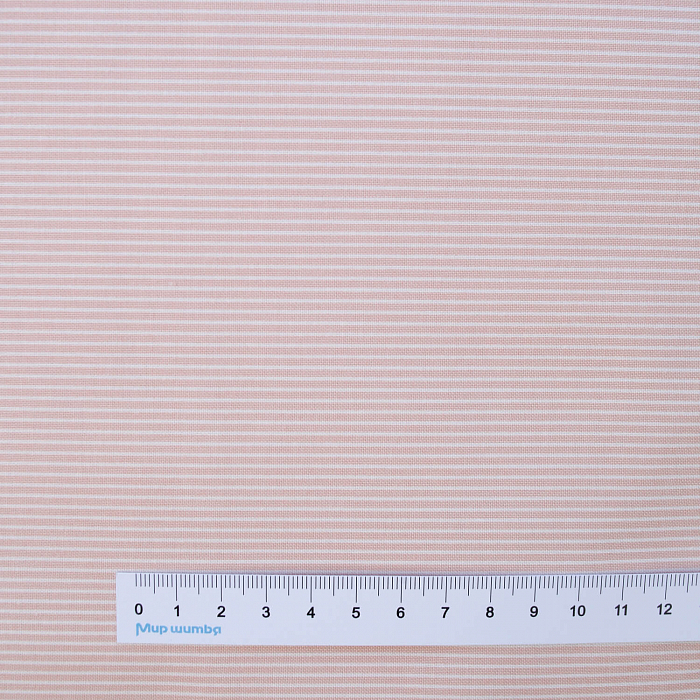 Ткань хлопок пэчворк розовый, полоски, Moda (арт. 5125-12)