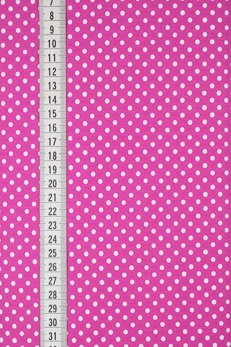 Ткань хлопок пэчворк розовый, горох и точки, ALFA (арт. 241970)