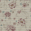 Ткань хлопок пэчворк розовый серый, цветы клетка, Henry Glass (арт. 237050)