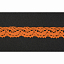 Кружево вязаное хлопковое Alfa AF-084-083 15 мм оранжевый