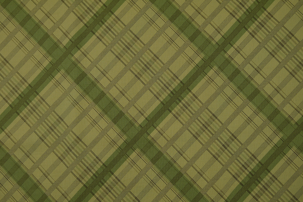 Ткань хлопок пэчворк травяной, клетка, ALFA (арт. 127373)