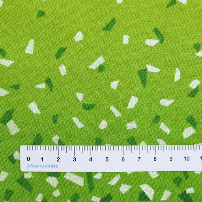Ткань хлопок пэчворк зеленый, фактура, Studio E (арт. 5086-64P)