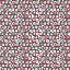 Ткань хлопок пэчворк красный серый, новый год, Benartex (арт. 0458810B)