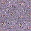 Ткань хлопок пэчворк сиреневый, цветы розы дамаск, Lecien (арт. 240886)