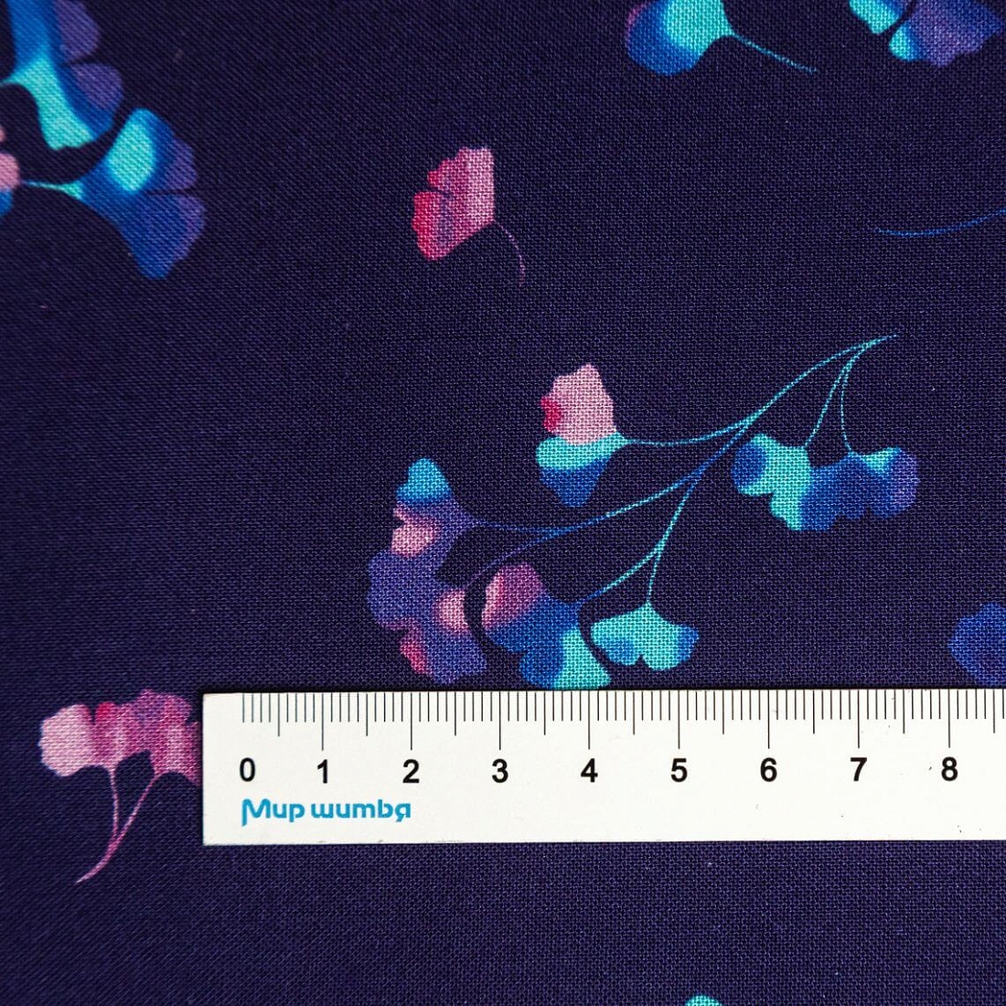 Ткань хлопок ткани на изнанку синий, цветы, Blank Quilting (арт. CX6363-Girl)