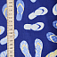 Ткань хлопок пэчворк синий, морская тематика, ALFA (арт. AL-8257)