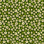 Ткань хлопок пэчворк зеленый белый, цветы флора, Benartex (арт. )