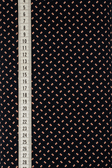 Ткань хлопок пэчворк черный, горох и точки, ALFA (арт. 229695)