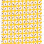 Ткань хлопок сумочные желтый, горох и точки, Daiwabo (арт. 89040)