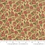 Ткань хлопок для пэчворка красный желтый зеленый, цветы, Moda (арт. 44186 11)