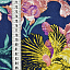 Ткань лен плательные ткани разноцветные, цветы, ALFA C (арт. 232859-10)