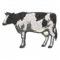 Дизайн для вышивки «Корова черно-белая»