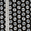 Ткань хлопок пэчворк черный, мелкий цветочек цветы, ALFA (арт. 229471)
