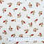 Ткань хлопок пэчворк белый, цветы, Maywood Studio (арт. MAS9703-E)