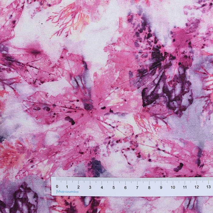 Ткань хлопок пэчворк фиолетовый, осень флора, FreeSpirit (арт. PWKA002.SANGRIA)