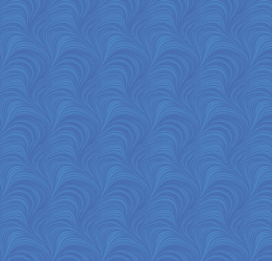 Ткань хлопок ткани на изнанку синий, завитки, Benartex (арт. 2966W52B)