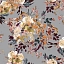Ткань хлопок для пэчворка разноцветные серый, цветы, Windham Fabrics (арт. 250680)