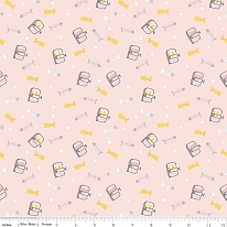 Ткань 100% хлопок [C7842-PINK]