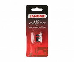 Лапка для вшивания 3 шнуров Janome 200345006