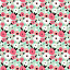 Ткань хлопок пэчворк бирюзовый, цветы, Riley Blake (арт. SC8634-MINT)