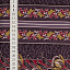Ткань хлопок пэчворк красный желтый бордовый, бордюры флора, ALFA (арт. AL-5385)