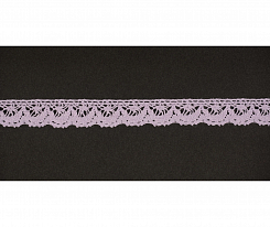Кружево вязаное хлопковое Alfa AF-365-027 14 мм фиолетовый
