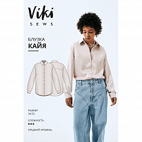 Выкройка женская блузка «КАЙЯ» Vikisews