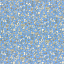 Ткань хлопок пэчворк белый голубой, мелкий цветочек цветы, Lecien (арт. 231661)