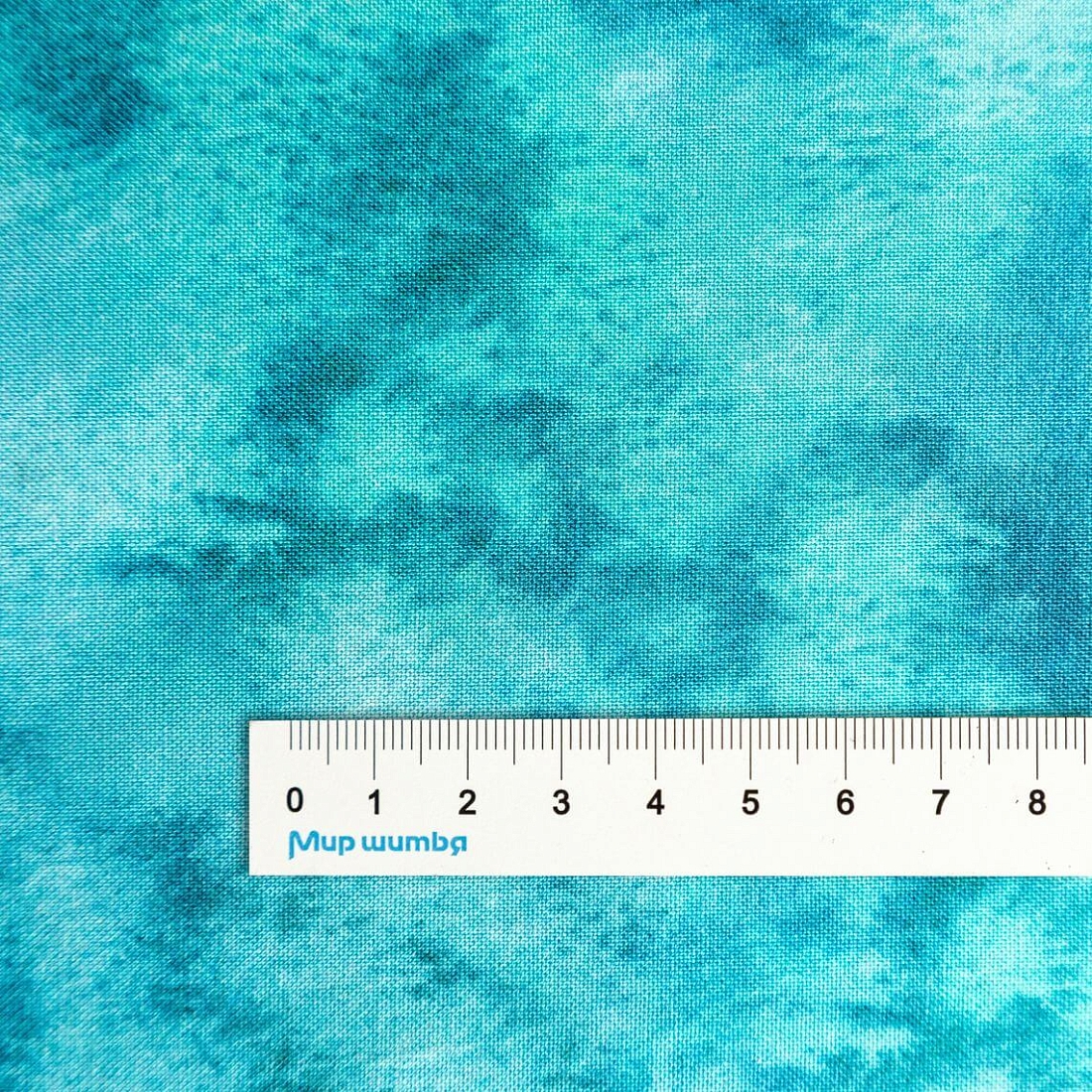 Ткань хлопок для пэчворка для одежды голубой, муар, Windham Fabrics (арт. CX6363-Girl)