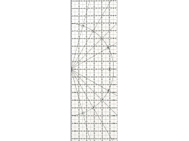 Линейка для пэчворка OLFA арт. QR-6*24 6 х 24 дюймов
