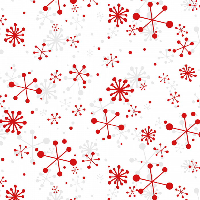 Ткань хлопок пэчворк красный белый, новый год, Studio E (арт. 249640)