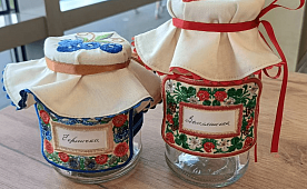 Мастер-класс «Украшение для банки»