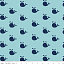 Ткань фланель пэчворк синий голубой, детская тематика морская тематика, Riley Blake (арт. 253627)