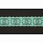 Кружево вязаное хлопковое Alfa AF-389-075 27 мм мятный