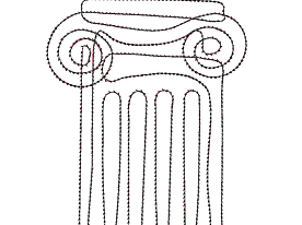 Дизайн для вышивки «Колонна»