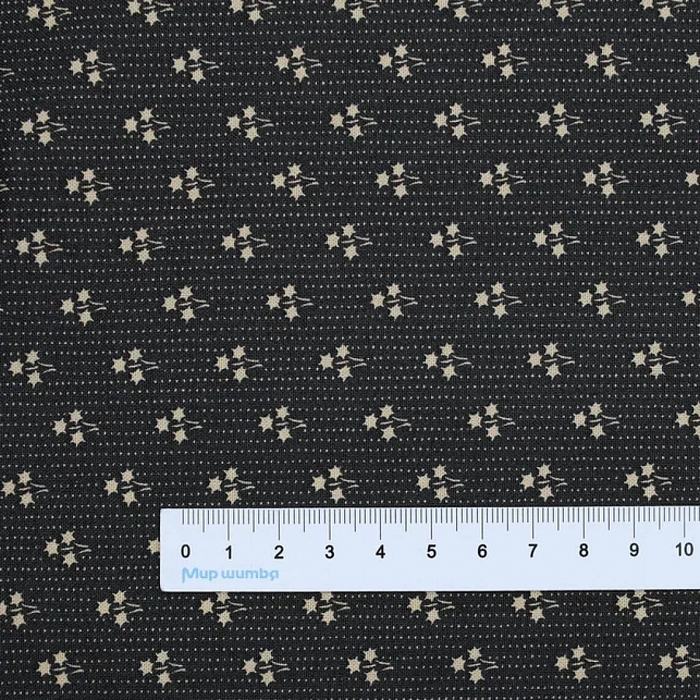 Ткань хлопок пэчворк черный, фактура, Stof (арт. 4514-278)