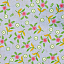 Ткань хлопок пэчворк разноцветные, мелкий цветочек цветы, Benartex (арт. )