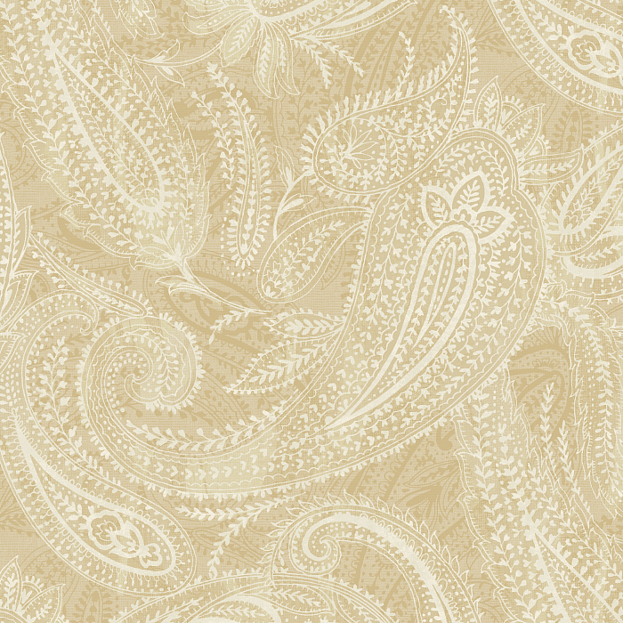 Ткань хлопок ткани на изнанку бежевый, пейсли, Windham Fabrics (арт. 50663-7)