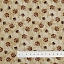 Ткань хлопок для пэчворка для одежды коричневый, животные, Blank Quilting (арт. 2058-60)