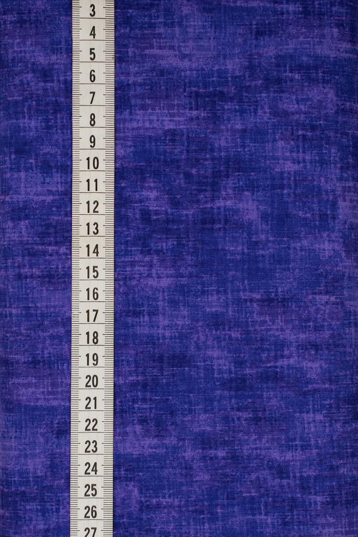 Ткань хлопок для пэчворка синий фиолетовый, муар, ALFA (арт. 225805)